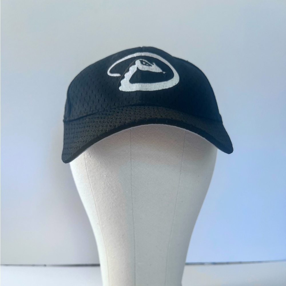 ARIZONA DIAMONDBACKS CAP OUTDOOR CAP PROFLEX SZ M/L BLACK WHITE